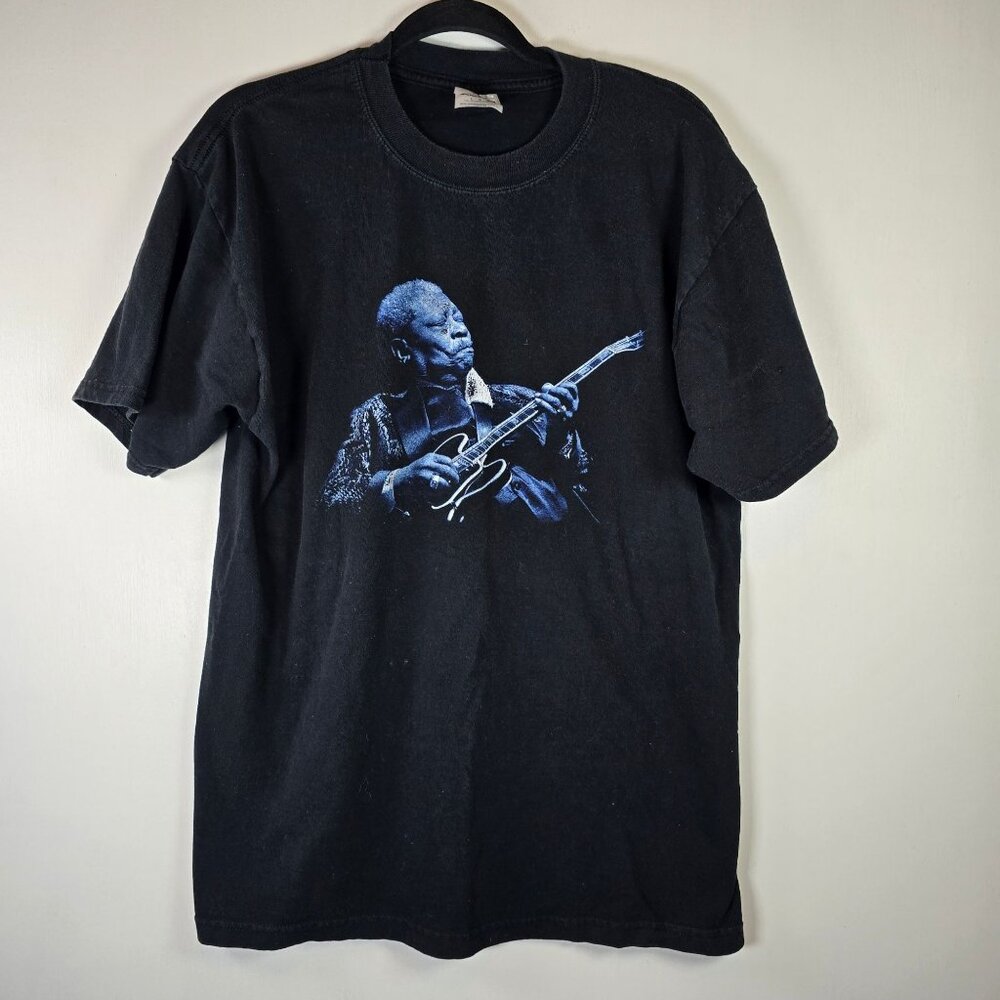 Vintage 2004 BB King King of the Blues World Wide Tour Concert Tee, Sz Lg